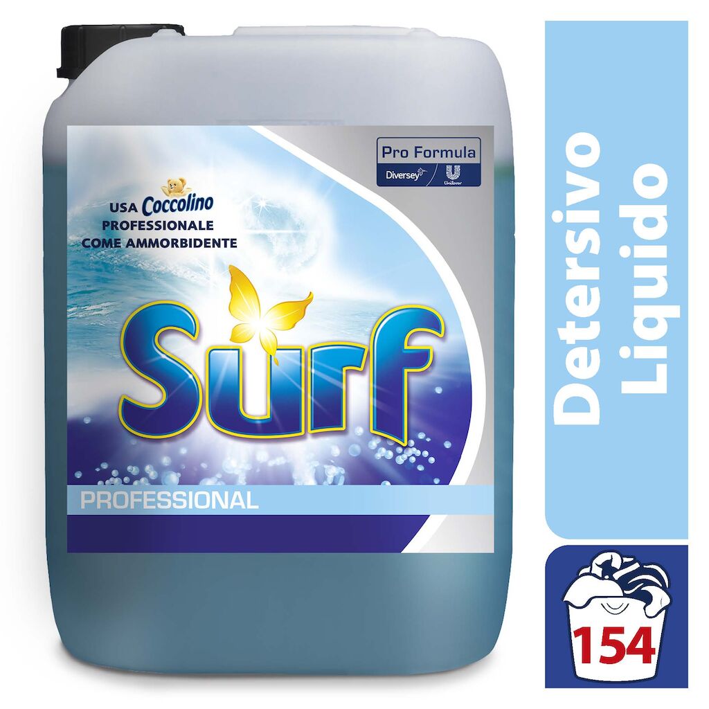 Surf Detersivo Liquido Concentrato 10L - Detersivo liquido per il lavaggio di tutti i tipi di biancheria